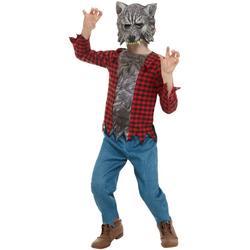 Weerwolf Kostuum | Hongerige Weerwolf Volle Maan | Jongen | Large | Halloween | Verkleedkleding